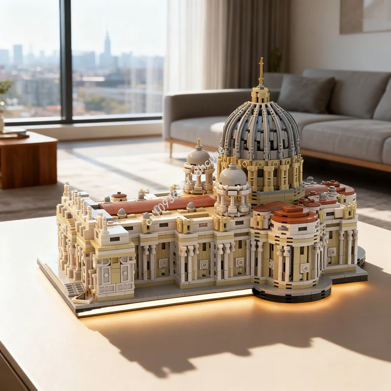 

3019pcs MOC Saint Peter s Basilica 1 Model Building blocks Christmas gift Architecture toy Assemble DIY idea Brick Kids Birthday