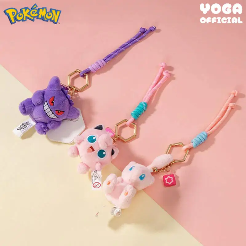 

Kawaii Pokemon Gengar Jigglypuff плюшевые игрушки рюкзак кулон креативный мультфильм Mew брелок мягкая кукла друзья подарок на день рождения
