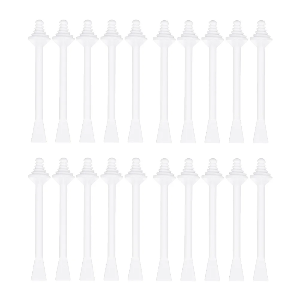 20 قطعة إزالة الشعر الشمع قضيب عصا البلاستيك المتاح لإزالة شعر الأنف الوجه الصبح تشويه أداة الشمع قضيب #6