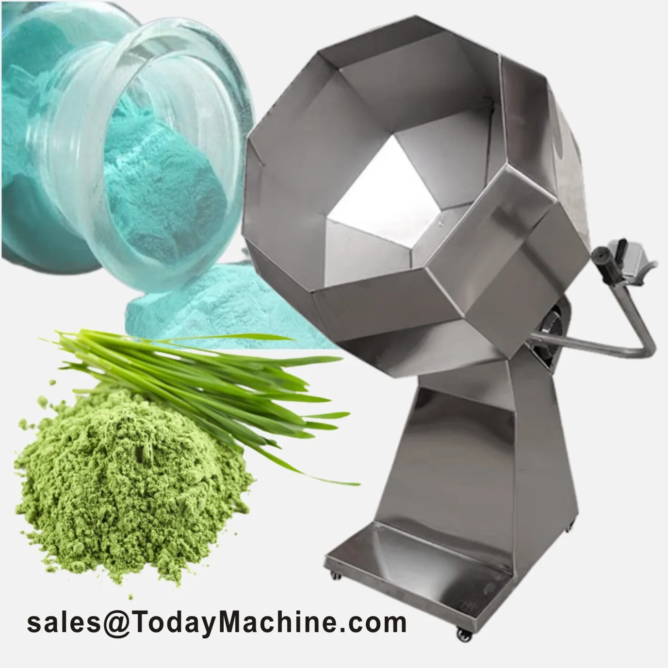 Custom milk coffee powder mixer protein mixer octagonal seasoning machine