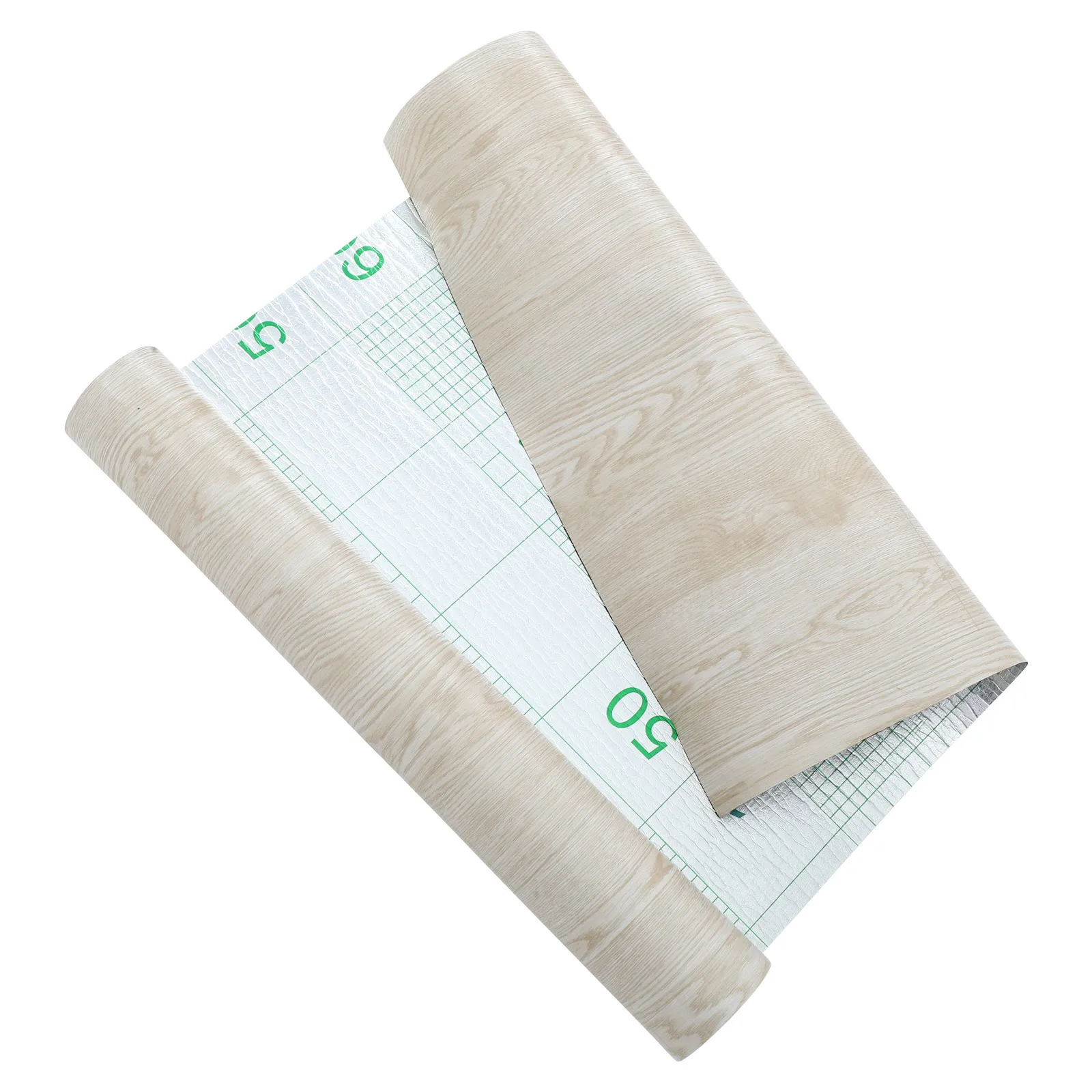 1 Roll Pvc Self-Adhesive Floor Sticker Waterproof Wear-Resistant Peel Stick Flooring Decorative Decal For Kitchen Bedroom Living