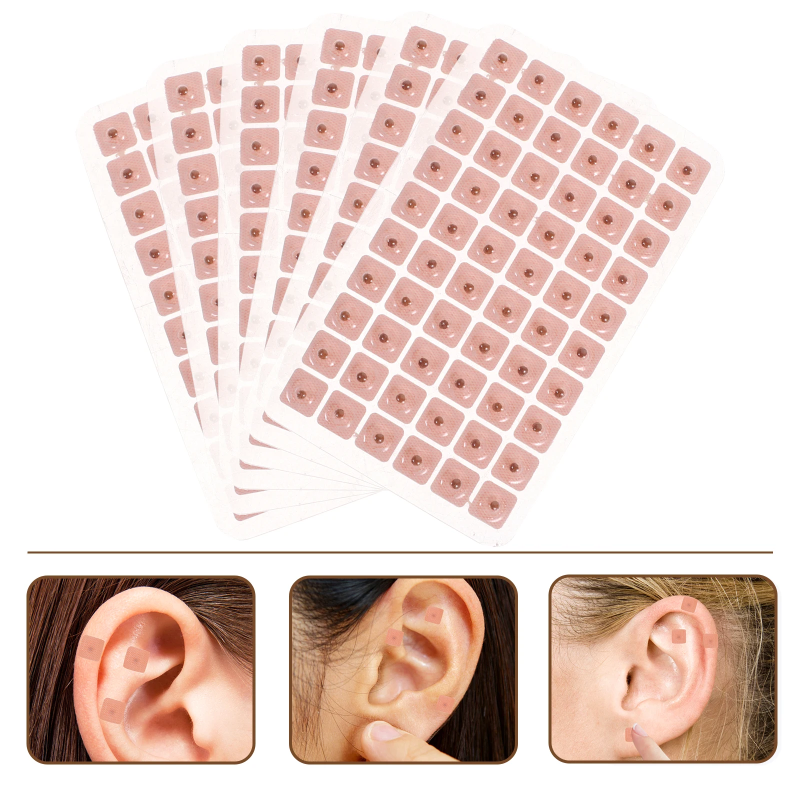 

600pcs Acupressure Stickers Ear Seeds Patches Kit Acupuncture Vital Healing Practical Convenience