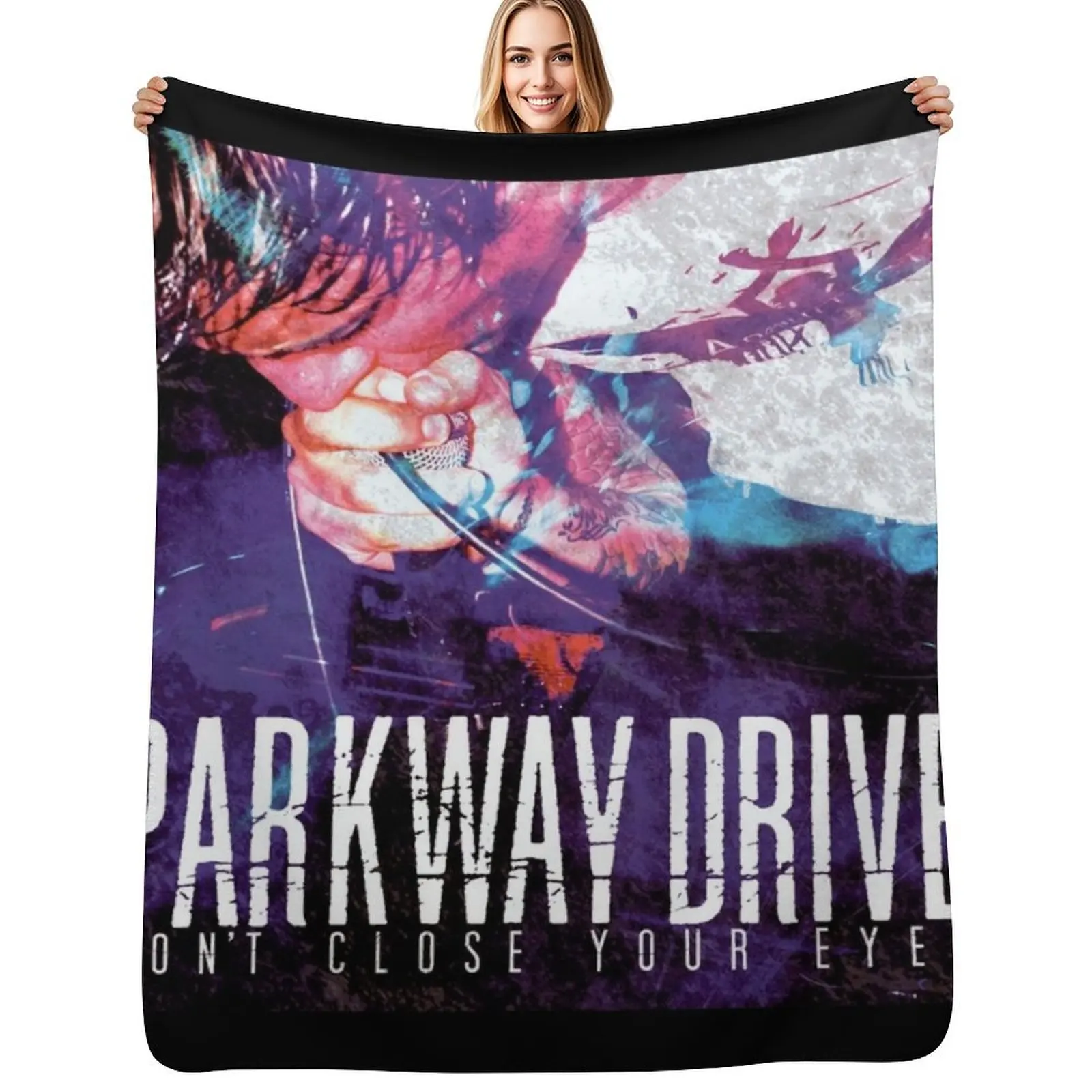 

Dont close your eyes Throw Blanket decorative Bed linens blankets ands Luxury Blankets