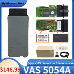 2024 Perfect Original OKI VAS 50-54A V7.2.1 With Bluetooth Blue Lamp 5054 BT BAMB230 OBDII Car Diagnostic Tool win10