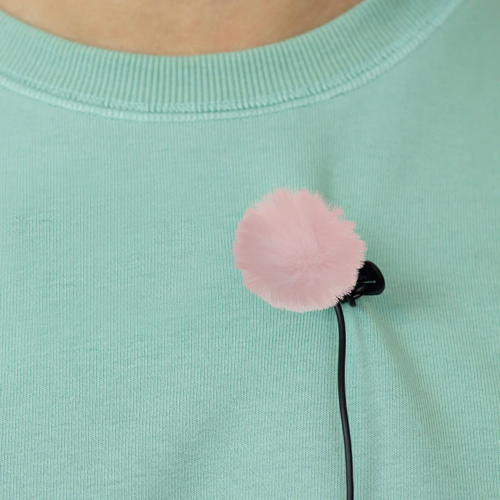 

4Pcs Microphone Windproof Cover Durable Polyester Enhance Recording Quality Easy Install Compatible Small Mics Wind Noise