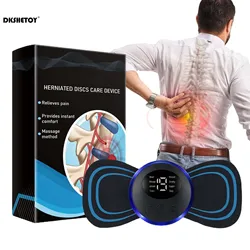 Masajeador eléctrico de cintura para alivio del dolor, discos herniados, cuidado, inalámbrico, columna Lumbar, tendón Cervical, relajación corporal