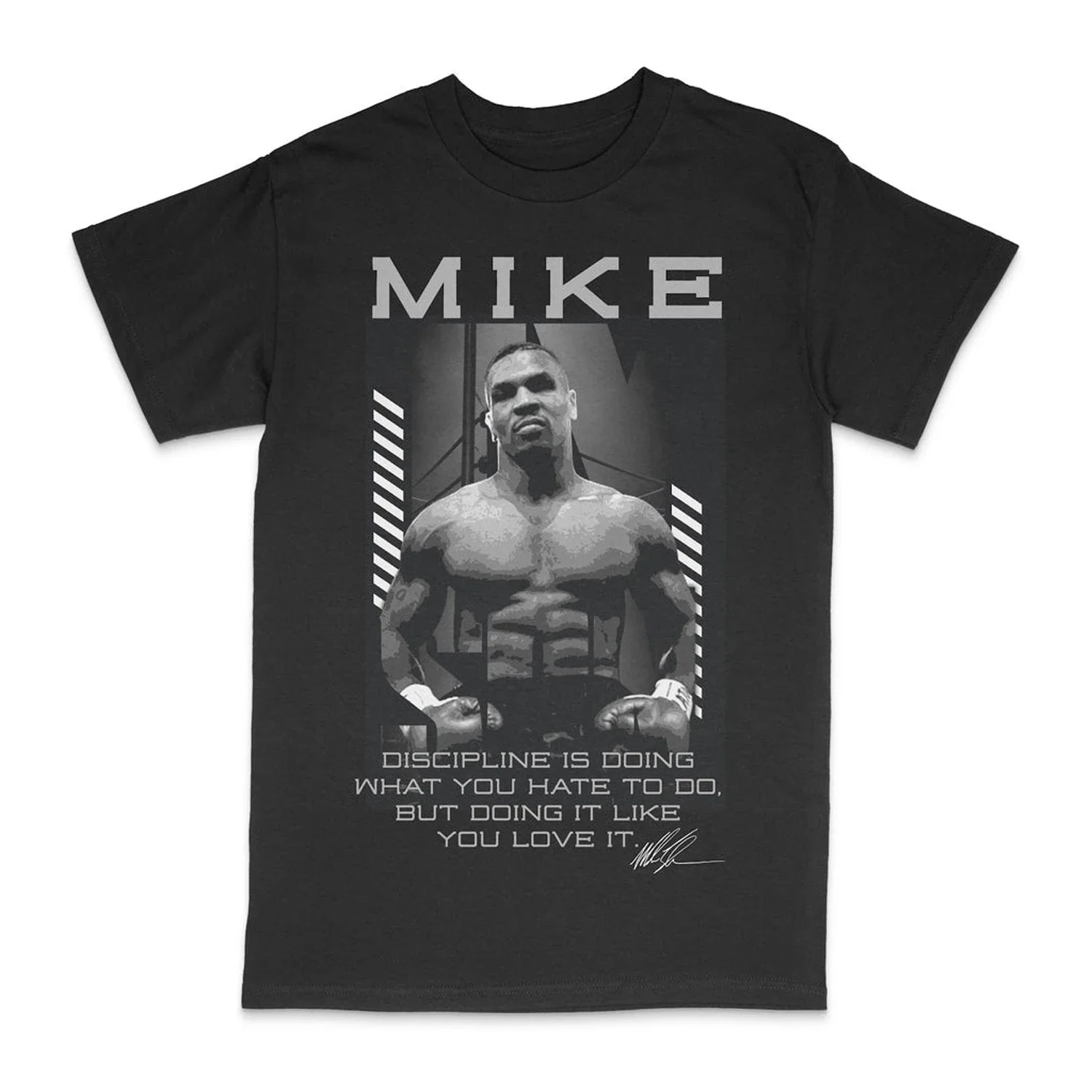 High Quality Cotton Loose Large Sizes Breathable Top Casual T-shirt S-5xl Mike Classic Discipline Quotes oversized new Tyson