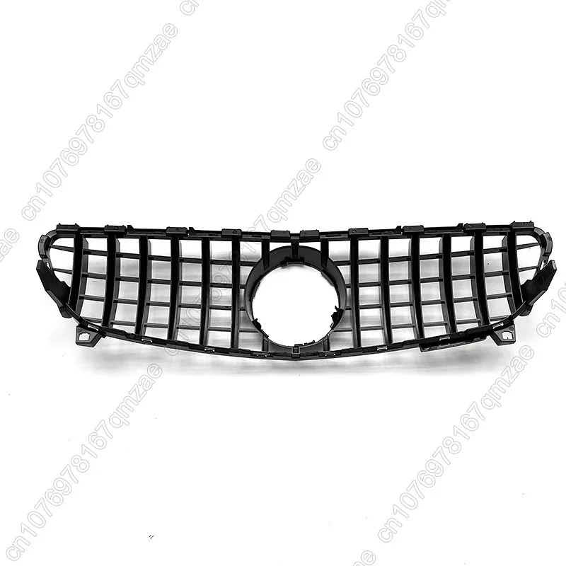 For Mercedes Benz A-Class W176 A250 A200 A45 AMG 2016-2018 GT Style Car Front Grille Bumper Grill Gloss Black Cover
