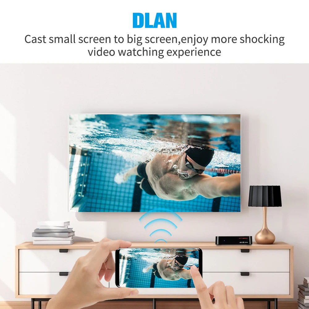 GTMEDIA G2 Plus Android 11 TV Box 4K HDCP1.4/2,2 2G 16G Gebaut in 2,4G wiFi Amlogic S905W2 Brasilien Media Player m3u TV Box