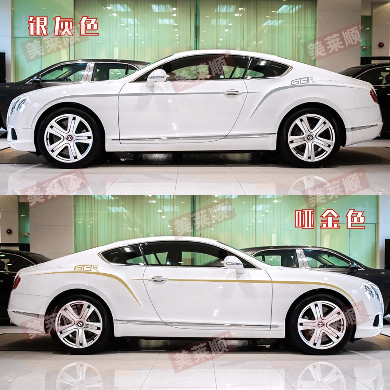 ملصق سيارة مخصص لـ Bentley Continental GT3 ، ديكور خارجي للجسم ، إكسسوارات شارات رياضية ، موضة