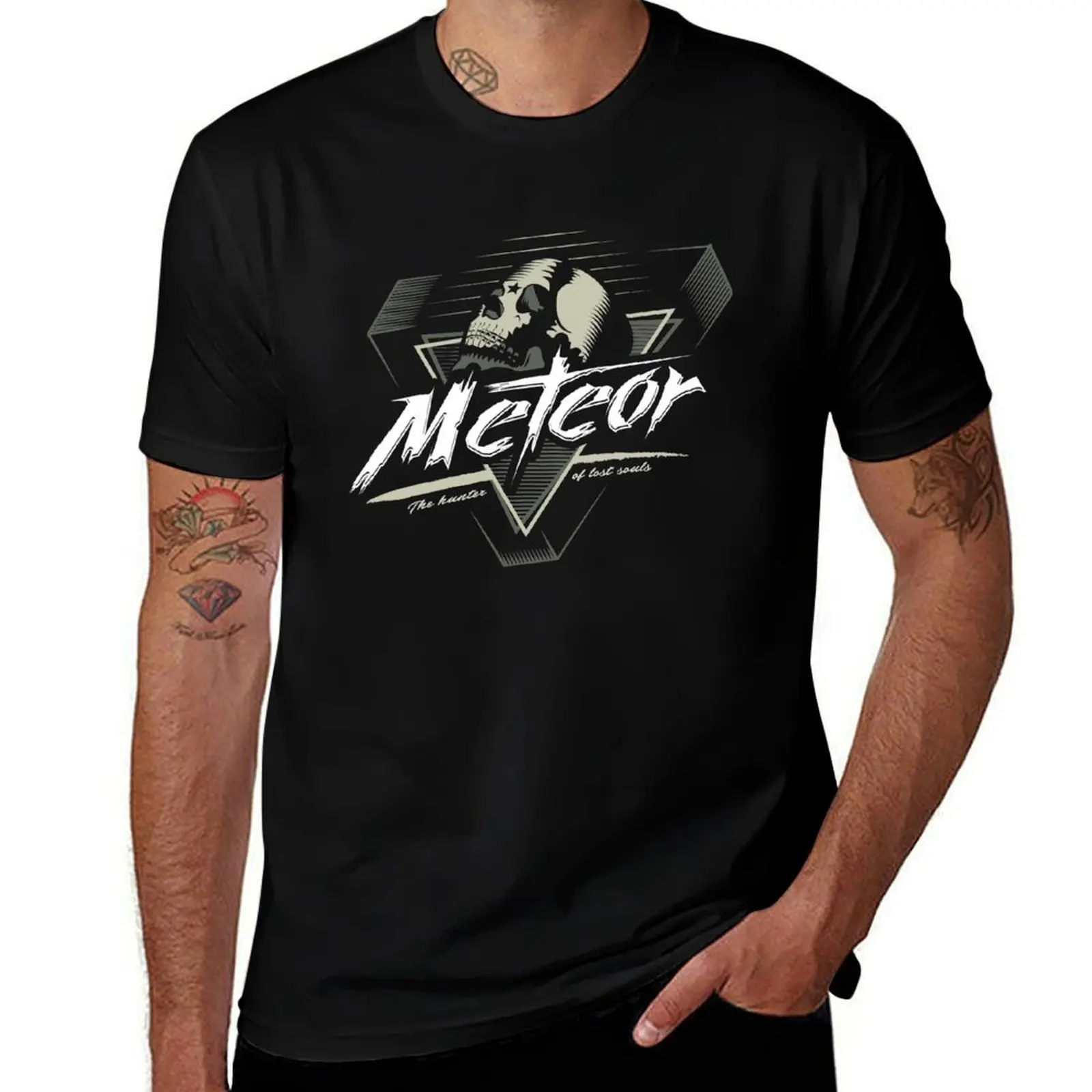 

Meteor (The hunter of lost souls) T-Shirt Fashion Casual Short Sleeve T-Shirt