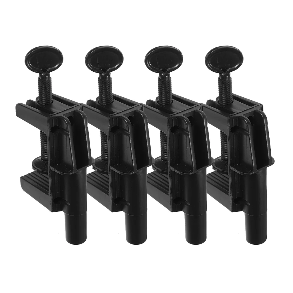 4 Pcs Balloon Arch Base Table Clamp for Part Plastic Clip Clips Dining Stand Party Holder Support