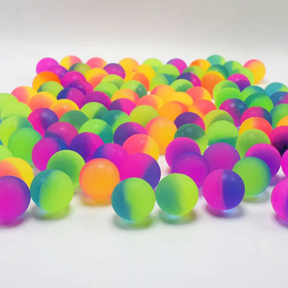 12 pezzi palline rimbalzanti per bambini palline rimbalzanti in gomma satinata gioco di società sollievo dallo stress bambini divertimento giocattolo di gomma per bambini giocattoli rimbalzanti