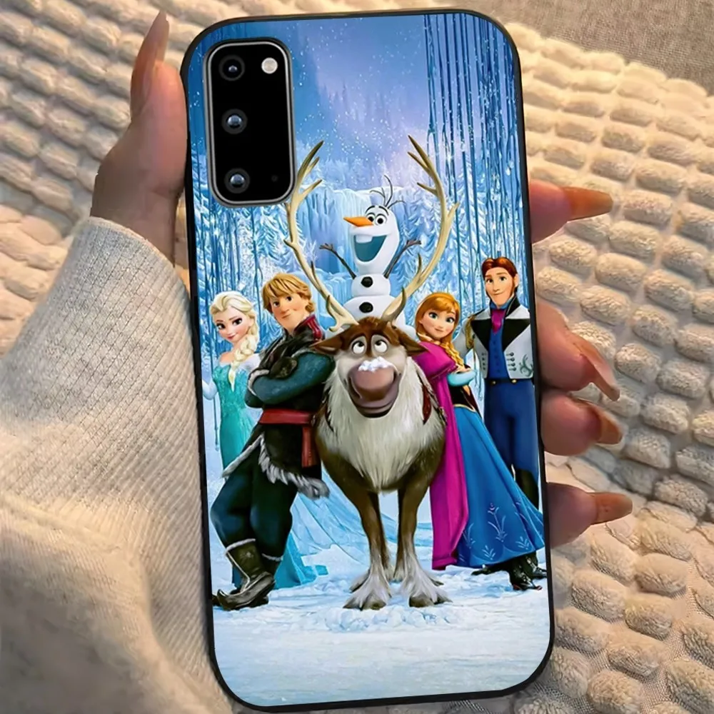 Disney-f-frozen 2電話ケース,samsung galaxy s22 s24 s23 s30 note 20 10 plus lite fe ultra用ミニシェル