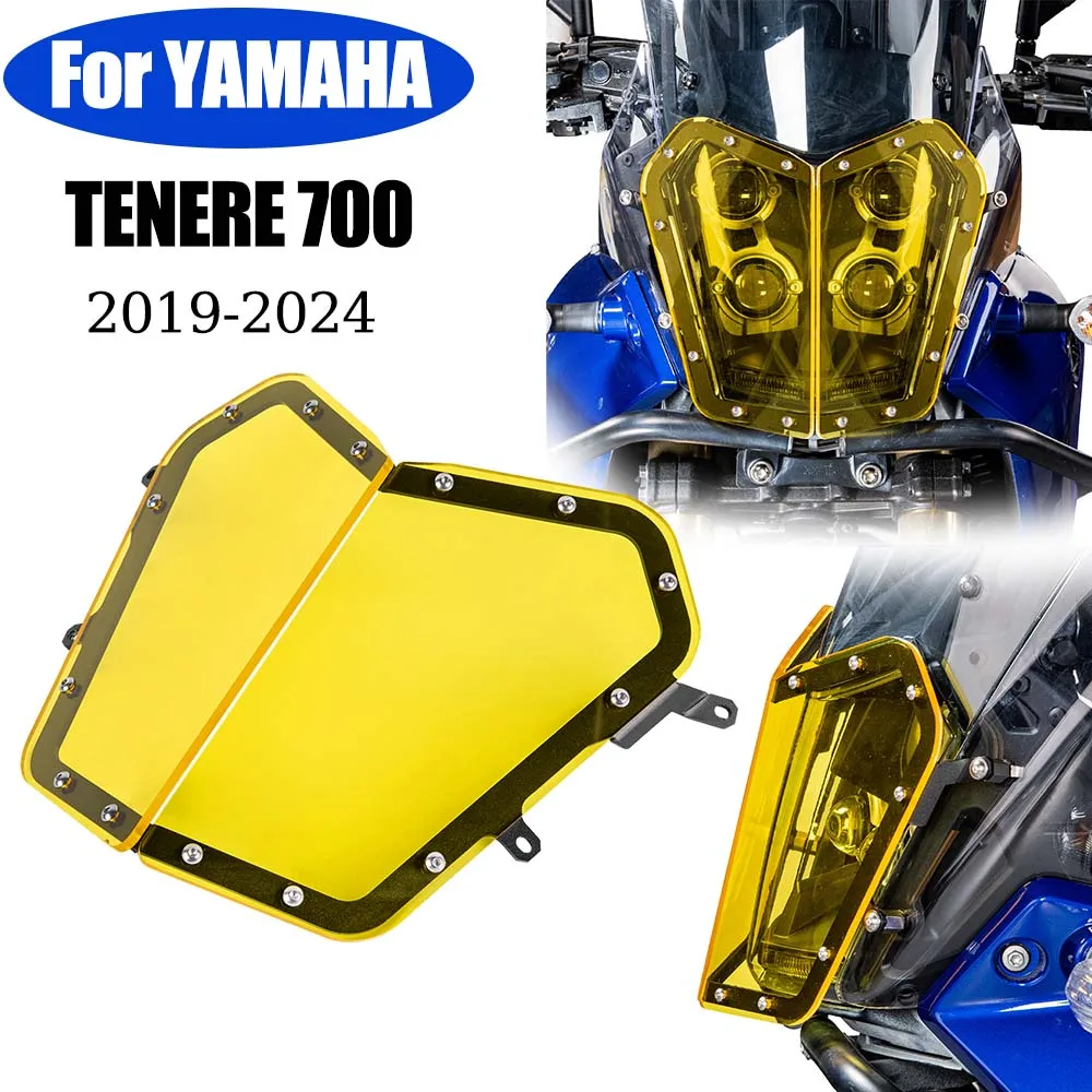 

NEW Tenere700 Headlight Protector Cover For YAMAHA Tenere 700 RALLY World Raid Motorcycle Grille Guard Cover Protection T7 2024