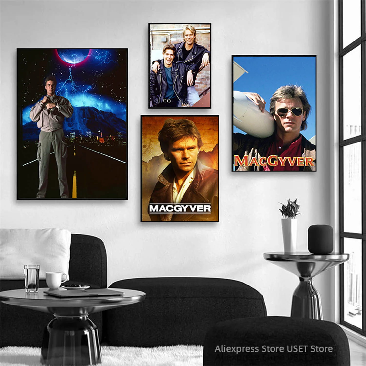 MacGyver 1985 TV series , Movie Tv Play Serial Canvas Posters and Prints Canvases Painting Home Decoration