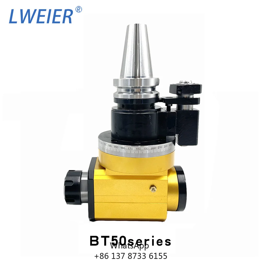BT50 Angle Head OutpuBT50 AG90-BT50 90degree Right Angle Head With Sk50 Cat50 Bt50 Iso50 Km100 Hsk100 Drive Shank