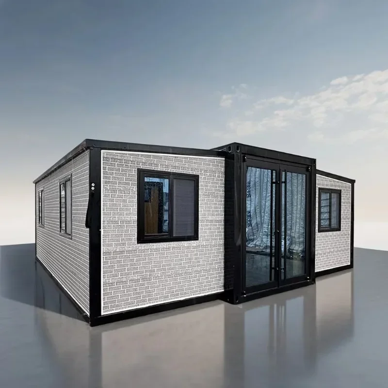 20ft & 40ft Prefab Steel Container House | 2-Bedroom Multi-Use | Insulated for Cold Climates | Fast Setup | USA Delivery