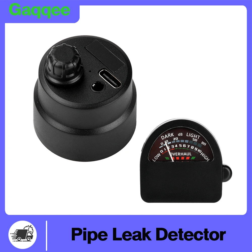 

High-Sensitivity Pipeline Leak Detector Sound Frequency Display Pointer Gauge Water leak Detector Water Leak Detector Tool