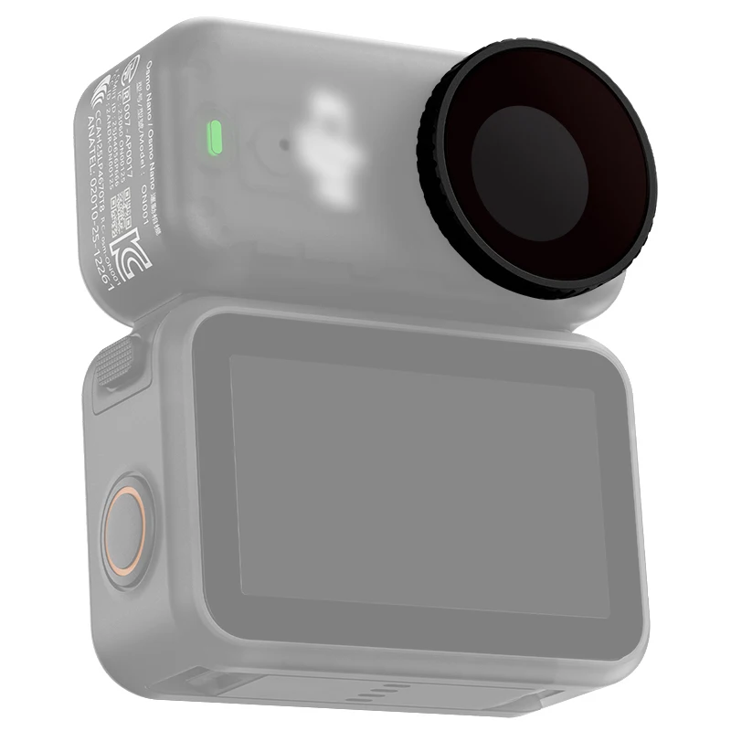مرشح كاميرا JJC لملحقات DJI Osmo Nano ND UV 1/2 مرشح ضباب أسود مجموعة مرشح عدسة محايدة الكثافة لكاميرا الحركة