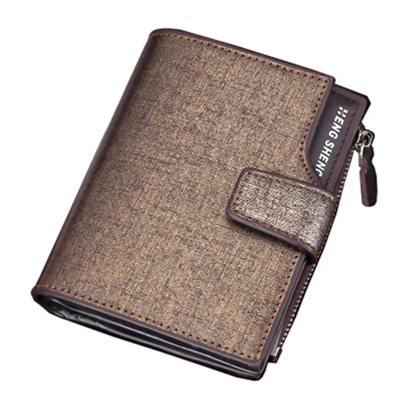 

Classic Style Carteira Mens Wallet Leather Genuine Men Purse Short Male Partmon Card Holder Billetera Hombre Portafoglio Uomo