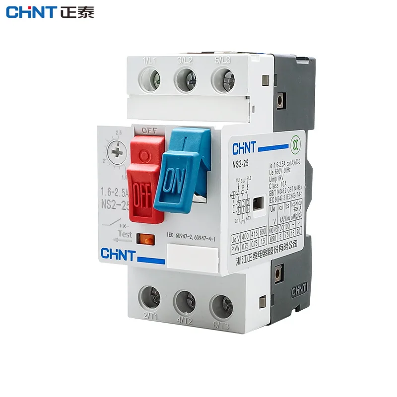 

CHINT NS2-25X NS2-25 NS2-MC01/MC Motor Starter 220-390V Protection Thermal Switch General Engine Protector Device Knob Button