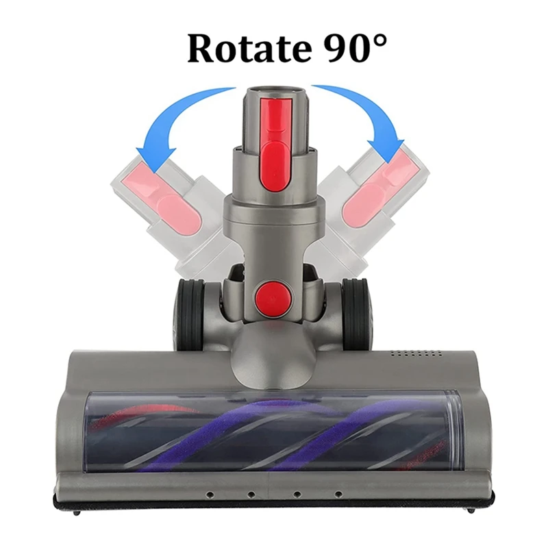 رأس فرشاة مكنسة كهربائية ، أداة تنظيف الأرضيات ، توربين كهربائي ، ملحقات Dyson V7 ، V8 ، V10 ، V11 ، V15