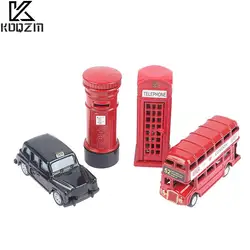 1pcs  London Bus Die-casting Model Pencil Knife The Best British Mini Decoration For Student Office Supplies