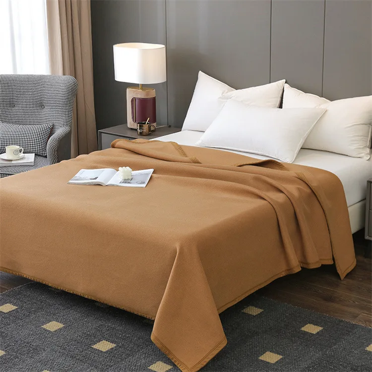 Wool Blanket Fleece Blanket 1.5x2.0m Sleeping Warm Comforter Blankets For Winter Adult Children Bedding Travel