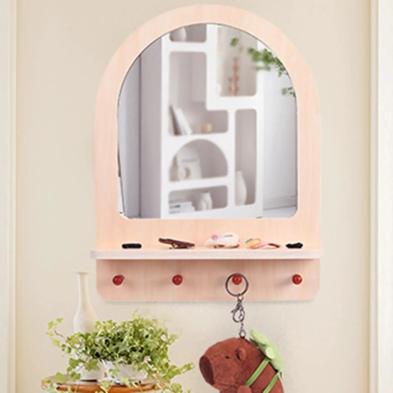 Specchio da parete in legno acrilico Specchio per la scuola materna per il corridoio della sala giochi della scuola materna