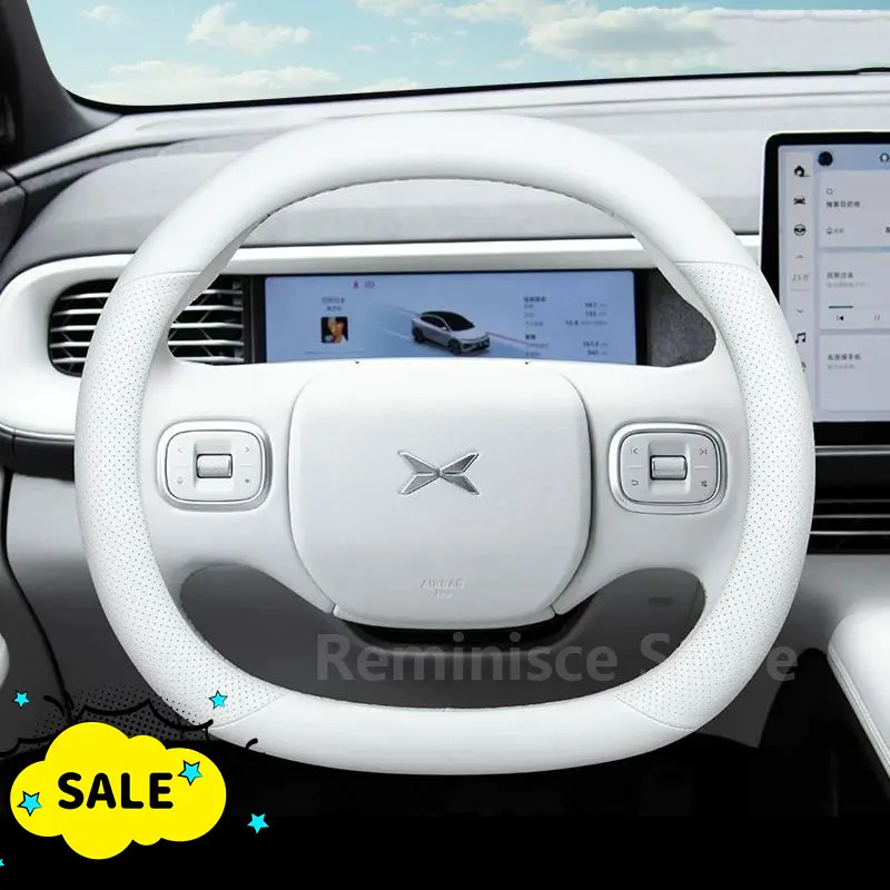 Leather Car Steering Wheel Cover for Xpeng G6 2025 2026 Interior Accessories