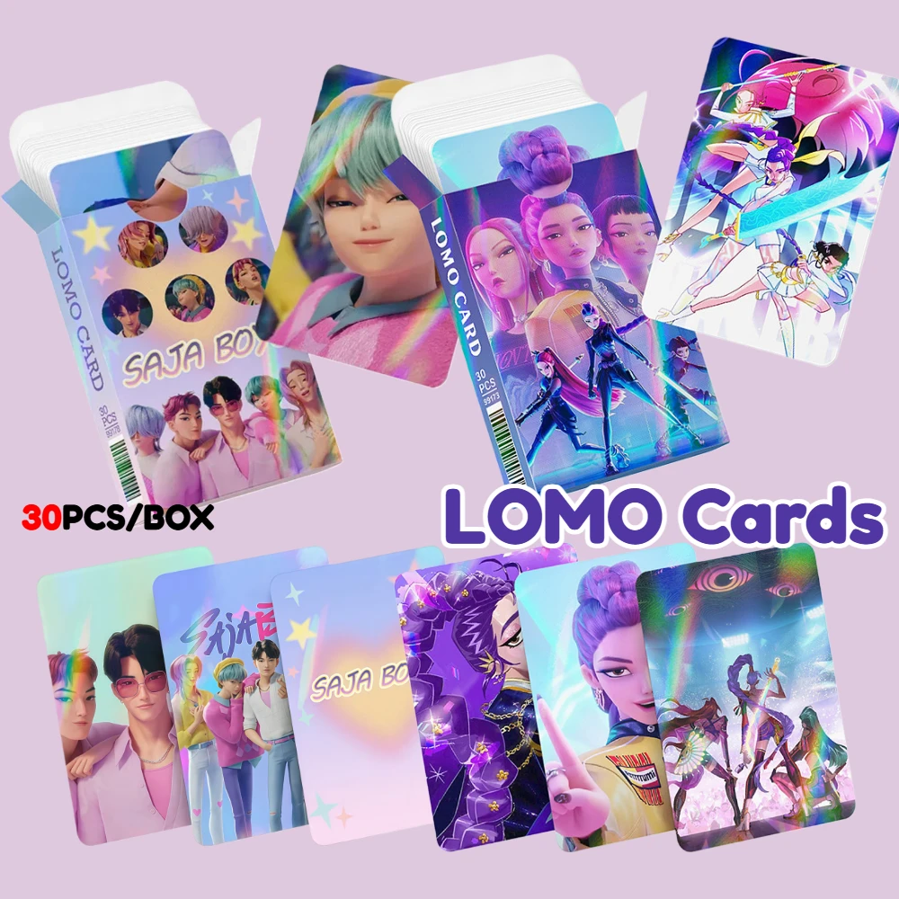 4種類30枚入り ハントリックス ルミ ミラ ゾイ サジャ ボーイズ デルピー タイガー 漫画アクセサリー シャイニング ロモカード ファン向けコレクションカード