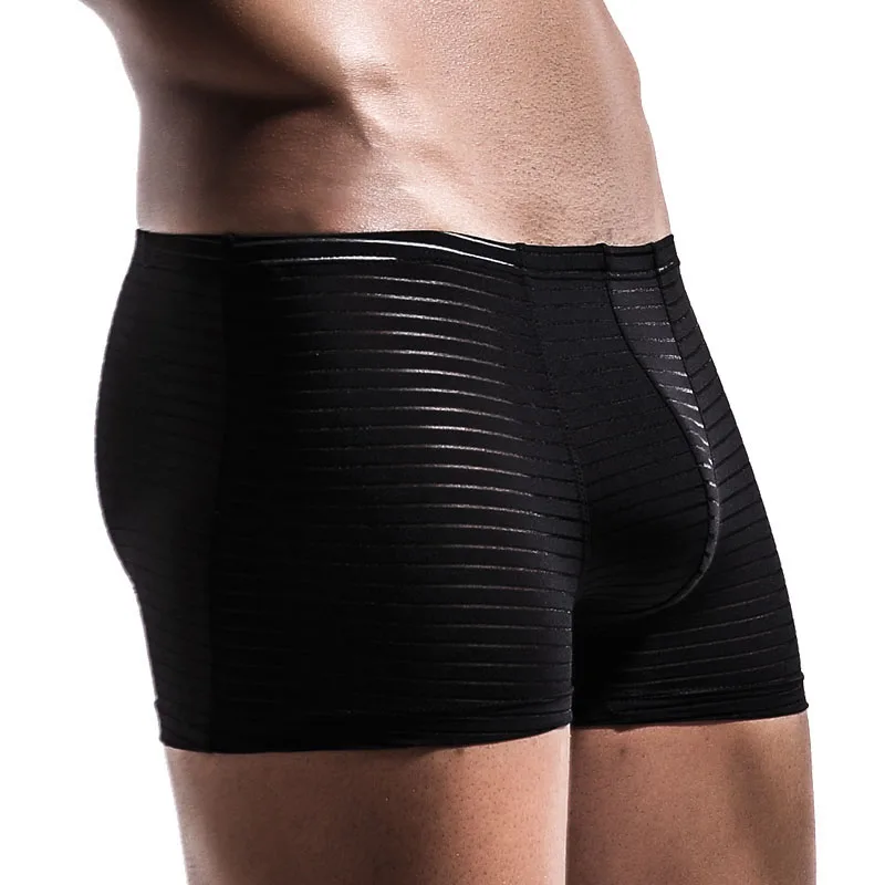 Mens Total Support Pouch Boxer Briefs Mesh Comfortable Cooling Moisture Wicking Underwear Breathable Elastic waistband Underpant