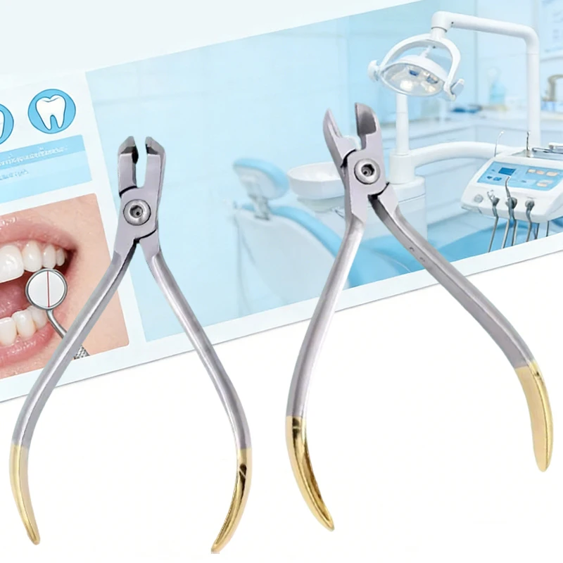 

Ортодонтические зубные щипцы-кусачки для дистальных концов с наконечниками из карбида вольфрама, нержавеющая сталь, для ортодонтических проволок