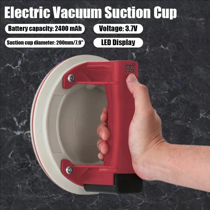 

High Quality Electric Vacuum Suction Cup LED Intelligent Display For Ceramic Tile/Glass Tile Suction Heavy Lifting Handling Tool