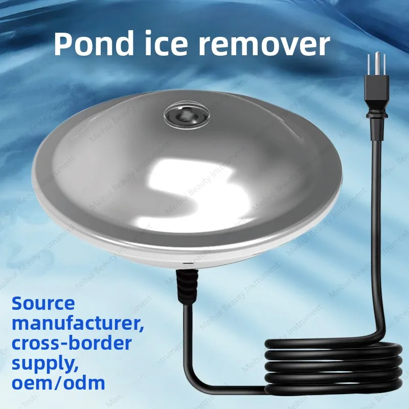 

Ожиматель для пруда, защита от высыхания, постоянный контроль температуры, открытый сад, зимний обогреватель для ванны для птиц, 300 Вт, толкатель льда