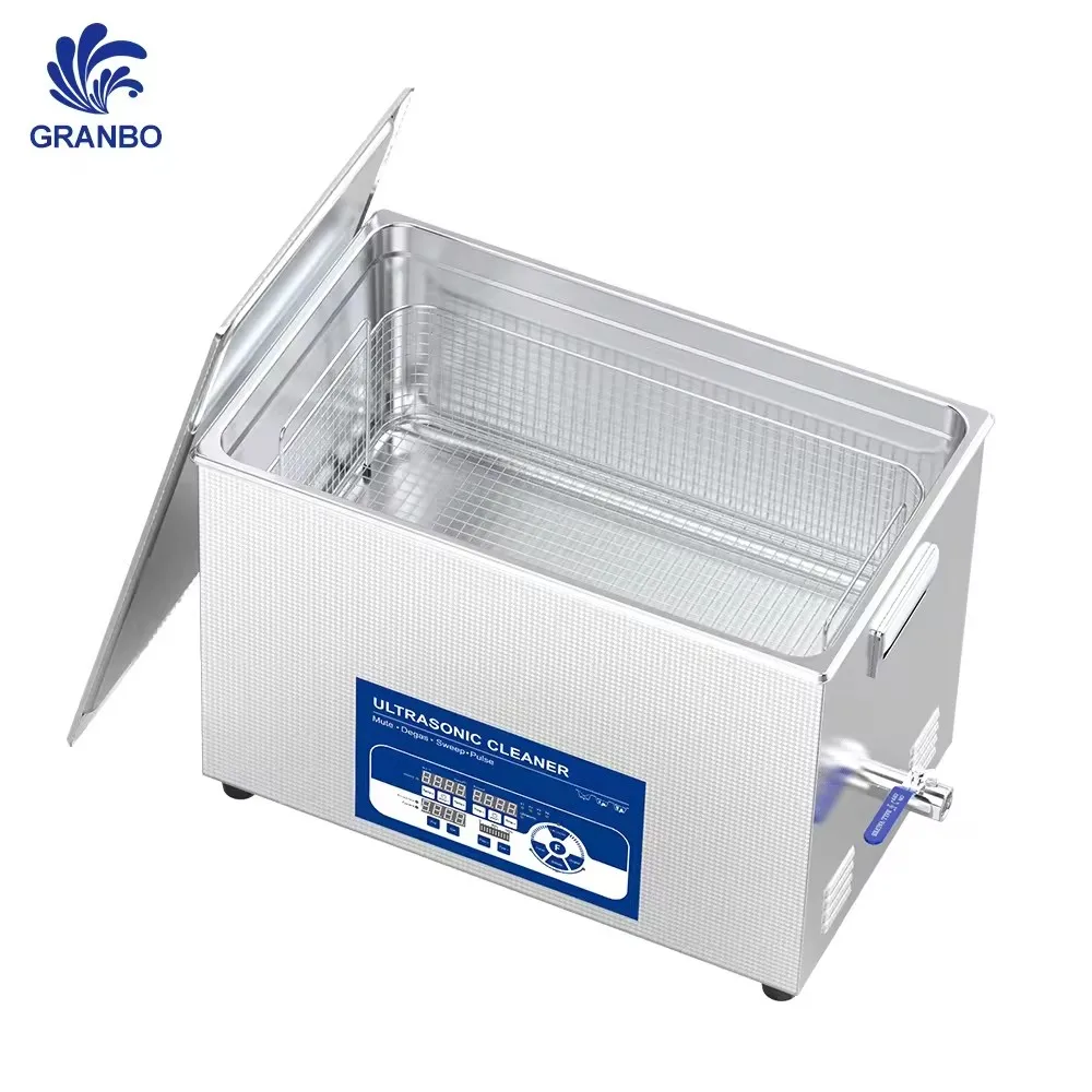 GRANBO 22L оборудование для чистки зубов лабораторные медицинские инструменты детали ультразвукового очистителя с функцией импульсной дегазации отключения звука