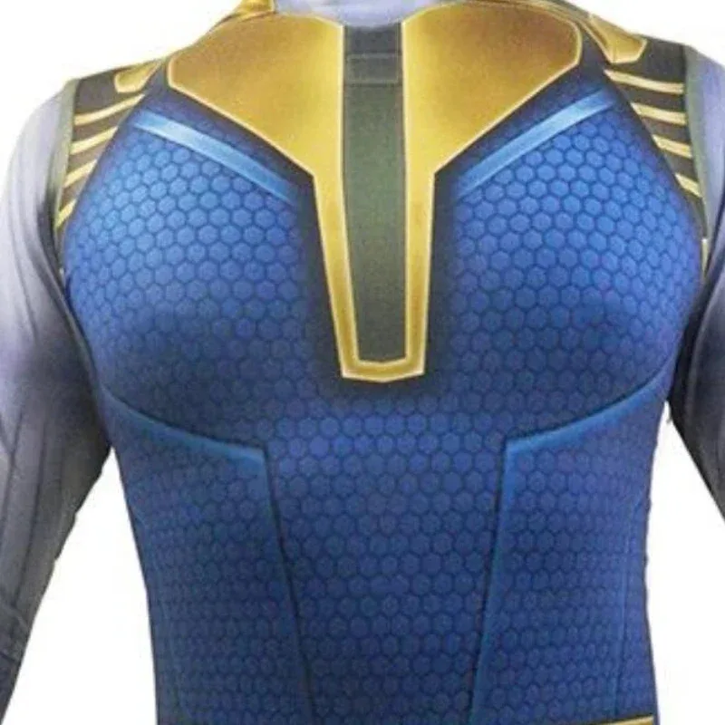 qq28LQAdult niños Thanos vengadores Infinity War Super villano niño disfraz de Halloween disfraz de fiesta de Carnaval Cosplay