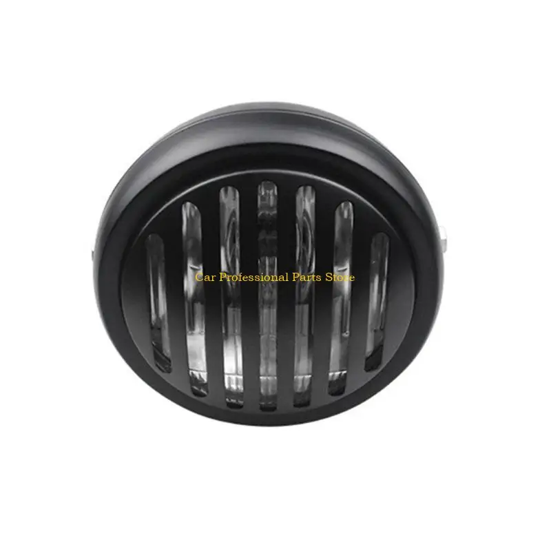 

R53D Waterproof Retro Motorcycle Grill Headlight Superior Lighting Accessories For CG125 Night Rides, High Impacts Resistance