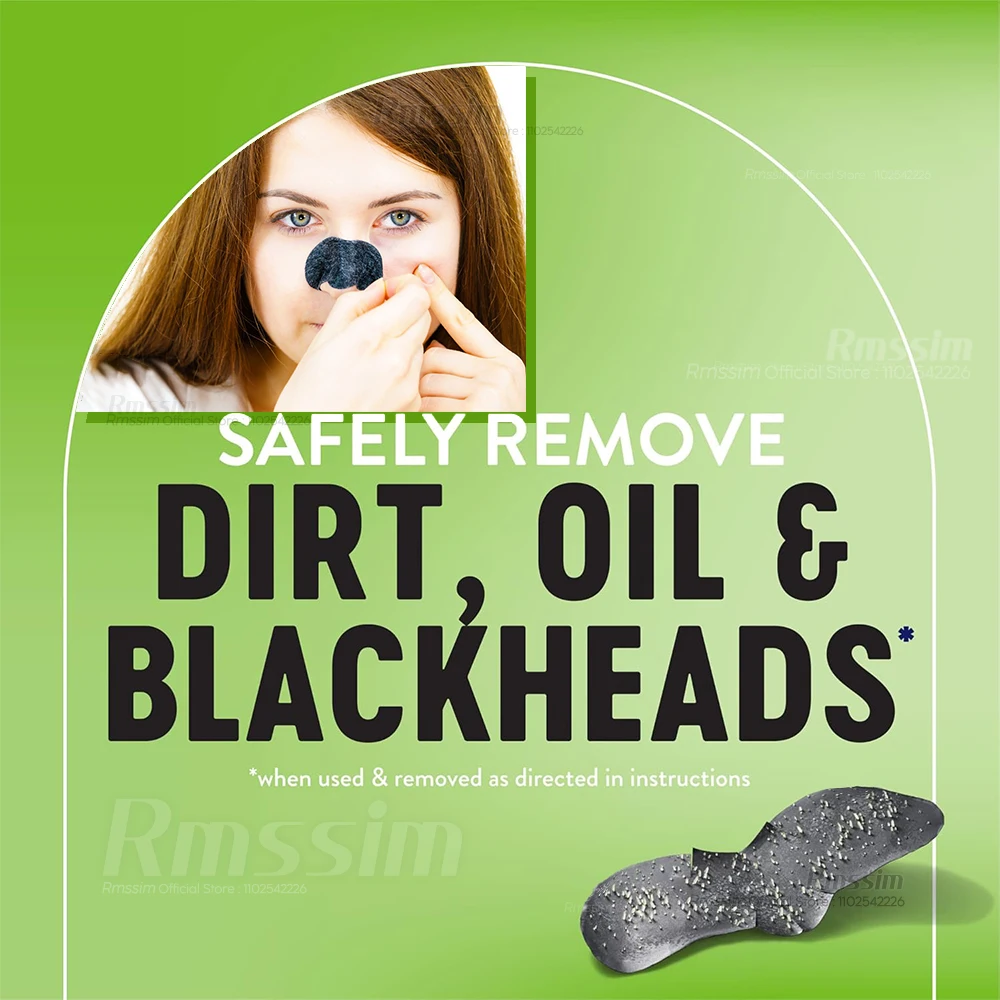 10/50/100pcs 숯 딥 클렌징 모공 스트립 지성 피부의 블랙 헤드 제거를위한 코 스트립 인스턴트 모공 막힘 방지 패치