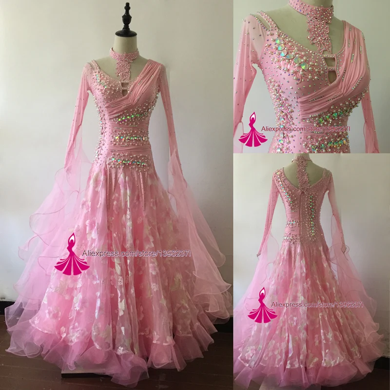 

Ballroom Waltz Dance Dresses For Lady New Design Tango Competition Dancing Wear Women Standard Ballroom Dance Dress