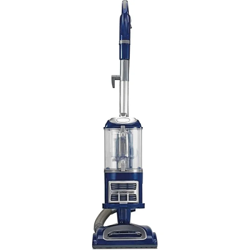 مكنسة HOME NV360 Navigator Lift-Away Deluxe تستقيم مع سعة كوب غبار كبير، أداة المفروشات وأداة الشقوق، أزرق