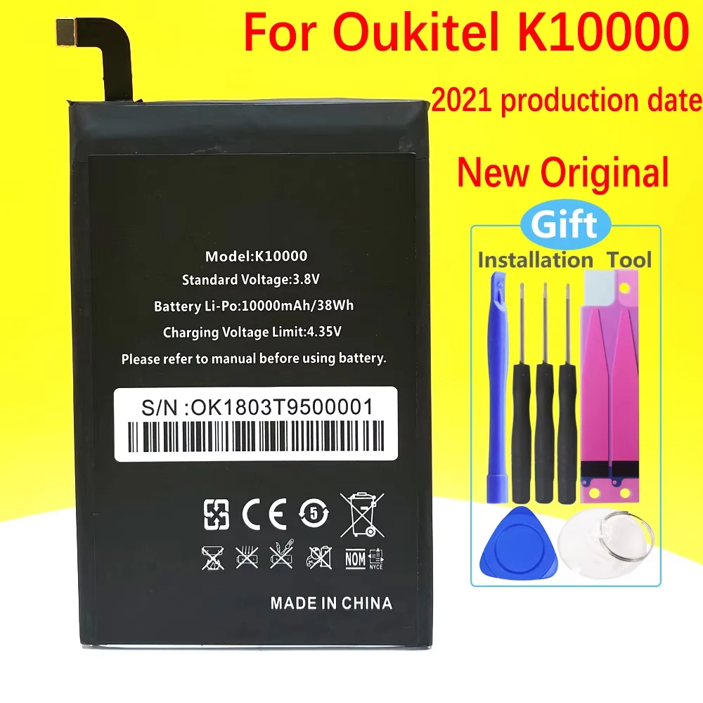 Новый оригинальный аккумулятор для Oukitel K10000 мобильный телефон высокое качество + номер для отслеживания
