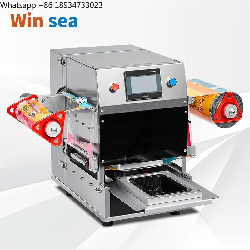 

Desktop Electric Automatic Tray Sealer for Foil/Film Packaging High Efficiency Food & Beverage Sealer with 304 Stainless Steel
