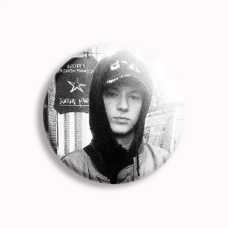 Drain Gang DG Heart Button Pin Hip Hop IceDancer Aesthetic Brooch Badge Bag Accessories Decor Fans Collect Friends Gifts