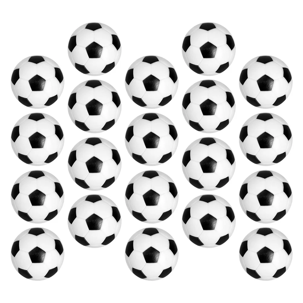 Pelotas de futbolín de 20 piezas, pelotas de repuesto para fútbol de mesa, Color brillante, fuertes para máquinas de mesa, premios de competición