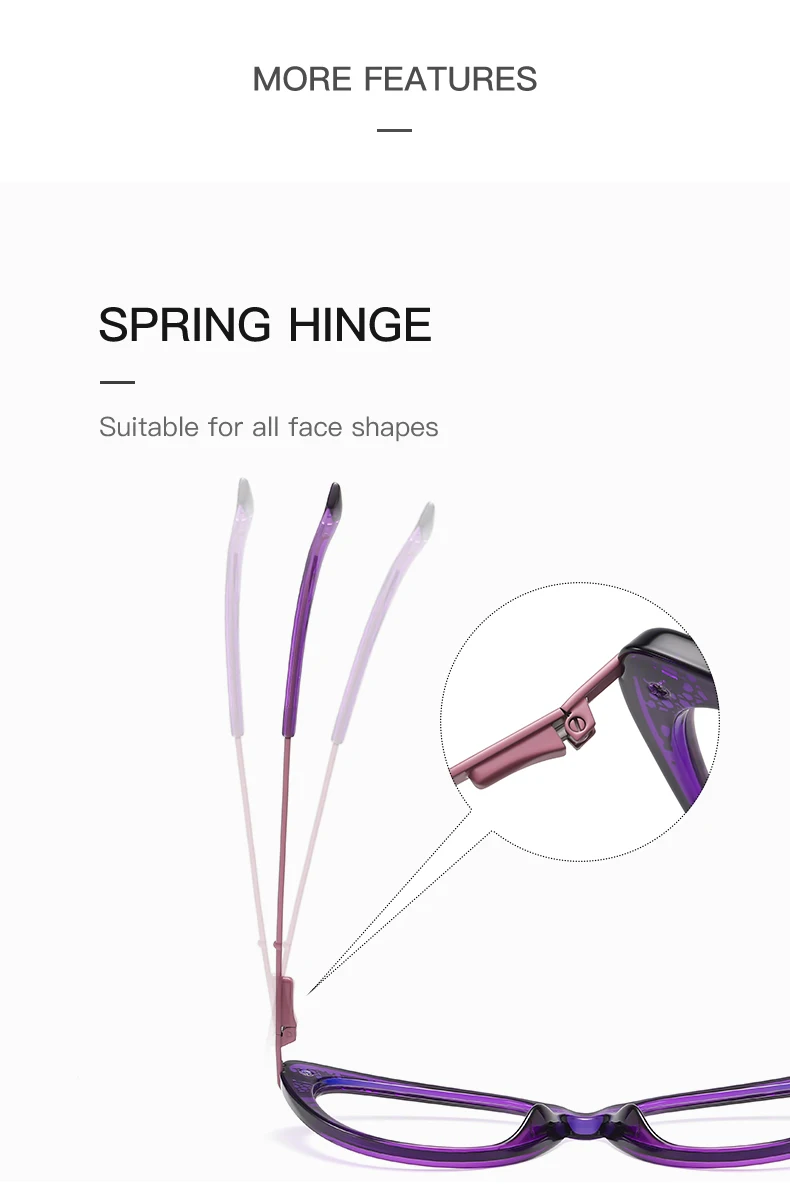 نظارات JMISUS Retro Cat Eye للنساء، نظارات طبية بإطار مربع، عدسات حجب الضوء الأزرق للأزياء اليومية