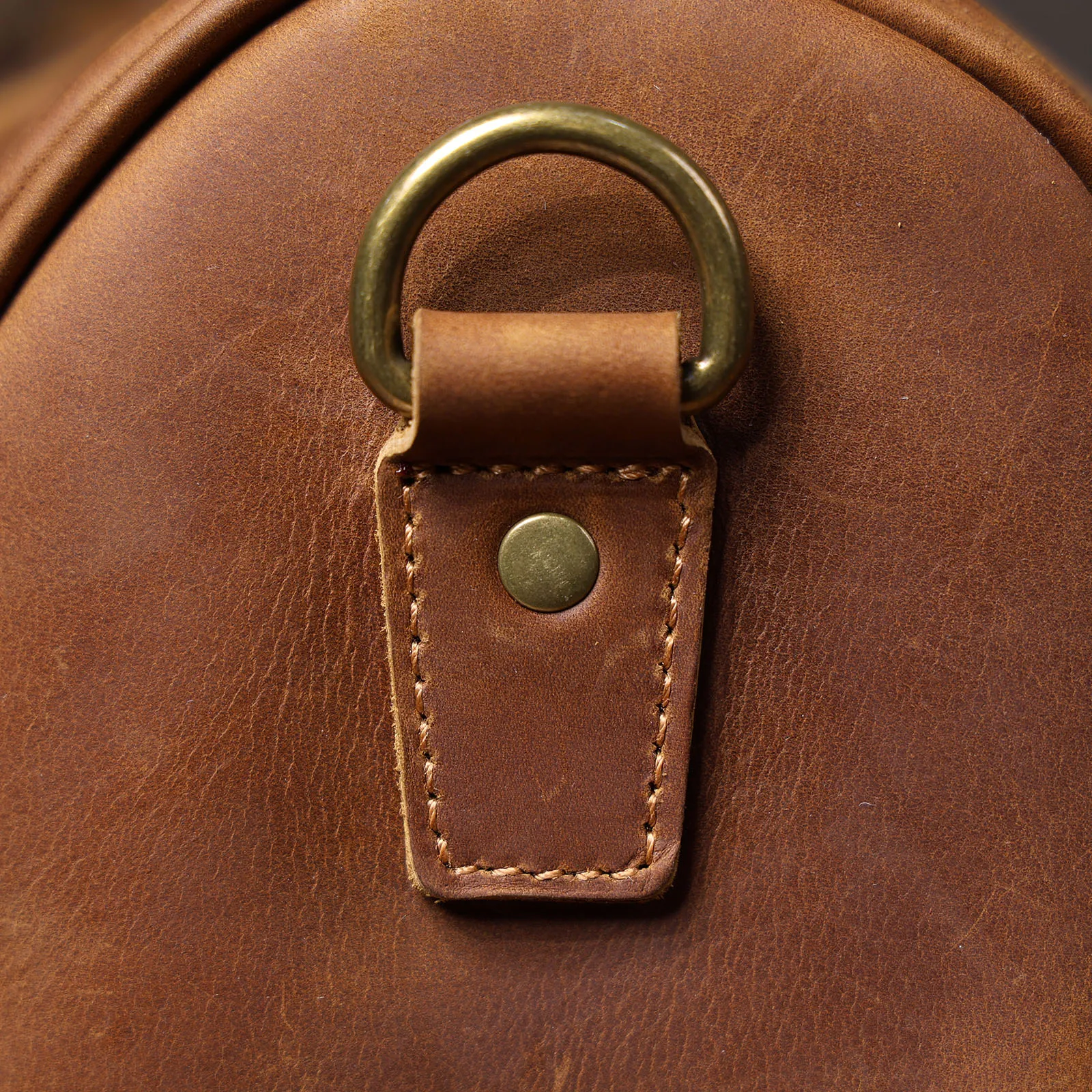 S.WORKER Premium Echtleder Business-Handtasche Vintage Herren Vollnarbenleder-Aktentasche für Geschäftsarbeit 16" Laptop-Tasche – Detail 12