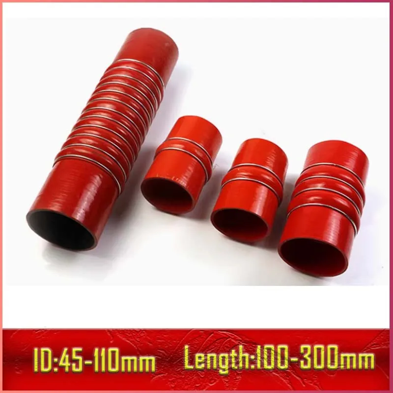 

Car Hump Silicone Hose Intercooler Turbo Hose Coolant Hose Intake Pipe resistant to high temperature and pressure ID 45-115mm
