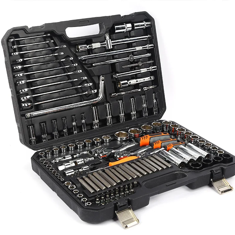 

Professional Repair Hand Spanner Screwdriver Tool Kit Socket Ratchet Car Repair Wrench Tool Set